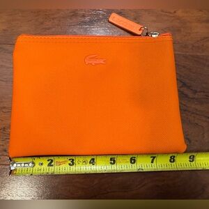 Lacoste Orange Pouch